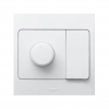 Mallia Rotary dimmer with switch